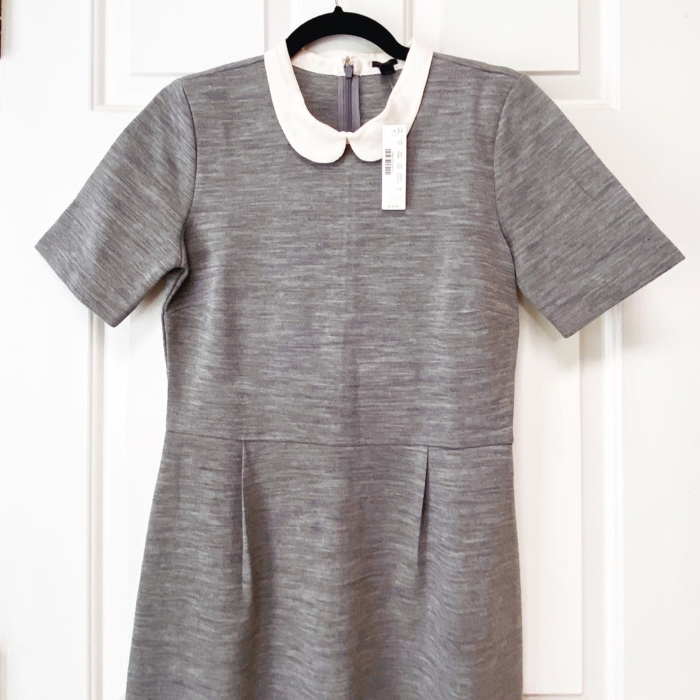 J. Crew Silk Peter Pan Collar Dress Size 6 NWT